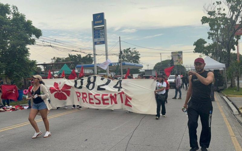 Manifestación de LIBRE en San Pedro Sula pone en duda la fortaleza de la campaña de Rixi Moncada