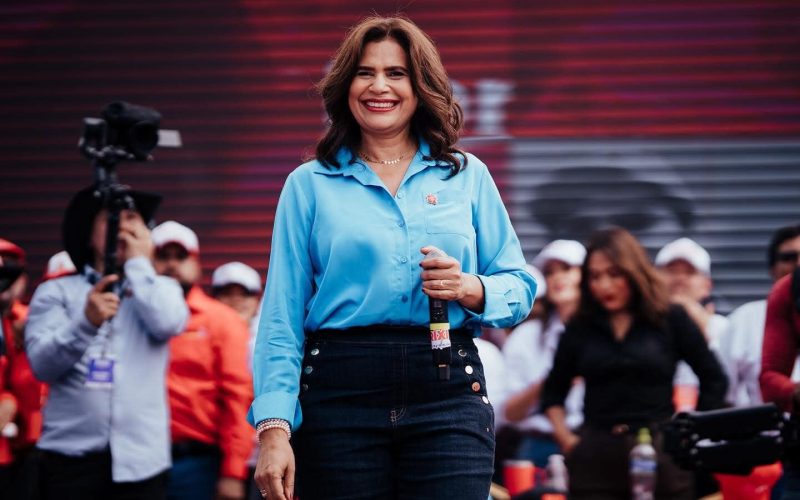 Rixi Moncada sufre descenso en popularidad a menos de tres meses de las elecciones en Honduras